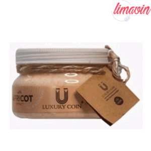 ماسک اسکراب صورت و بدن زردآلو لاکچری کوین300گرمی