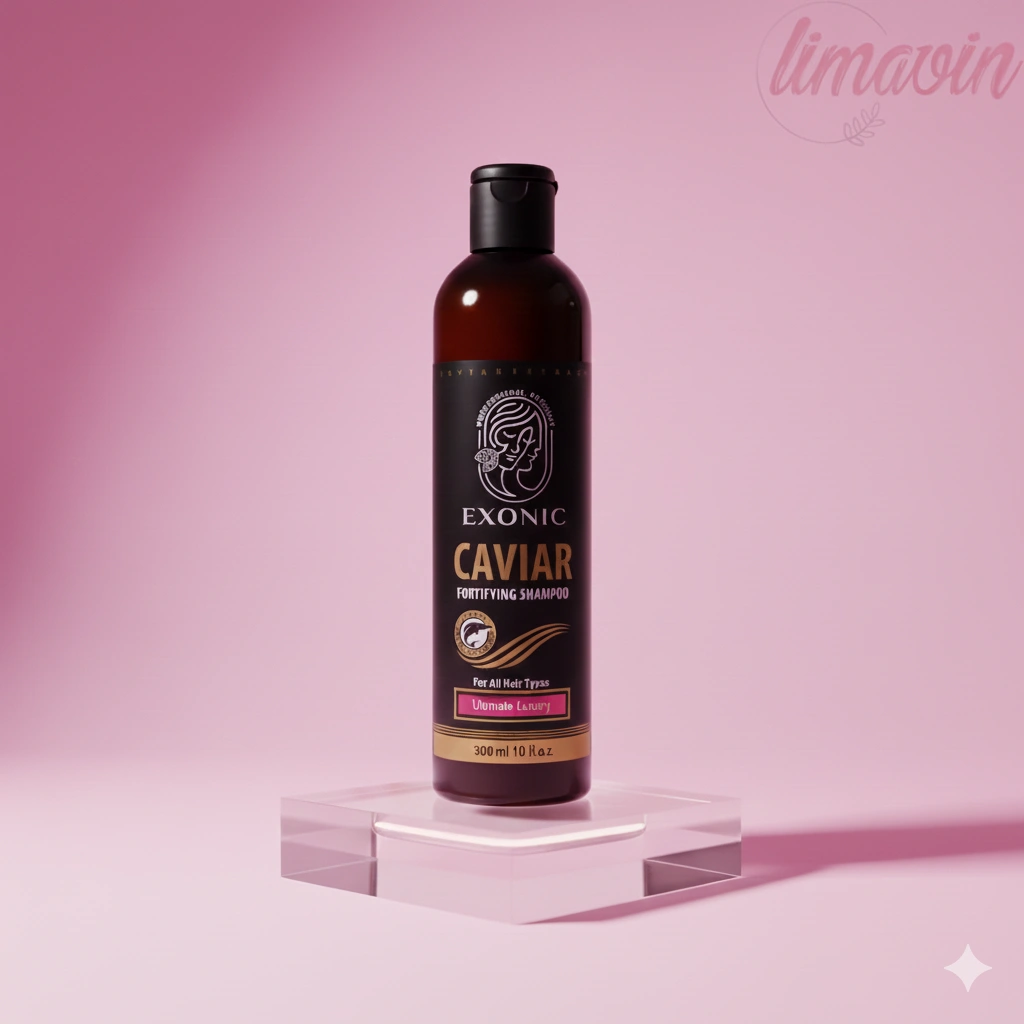 شامپو تقویت کننده موی سر اکسونیک حاوی عصاره خاویار