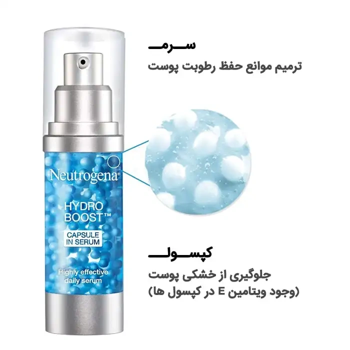 سرم آبرسان و روشن کننده کپسولی نوتروژینا