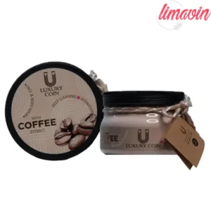 ماسک اسکراب صورت و بدن قهوه لاکچری کوین 300 گرمی