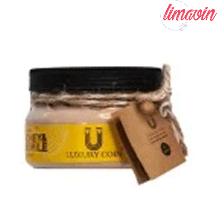 ماسک اسکراب صورت و بدن عسل و بابونه لاکچری کوین 300 گرمی