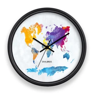 ساعت دیواری سال بردز مدل CW-Colourful Map