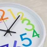 ساعت دیواری سال بردز طرح عدد رنگی