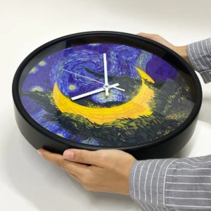 ساعت دیواری سال بردز طرح شب پر ستاره مدل CW-The Starry Night