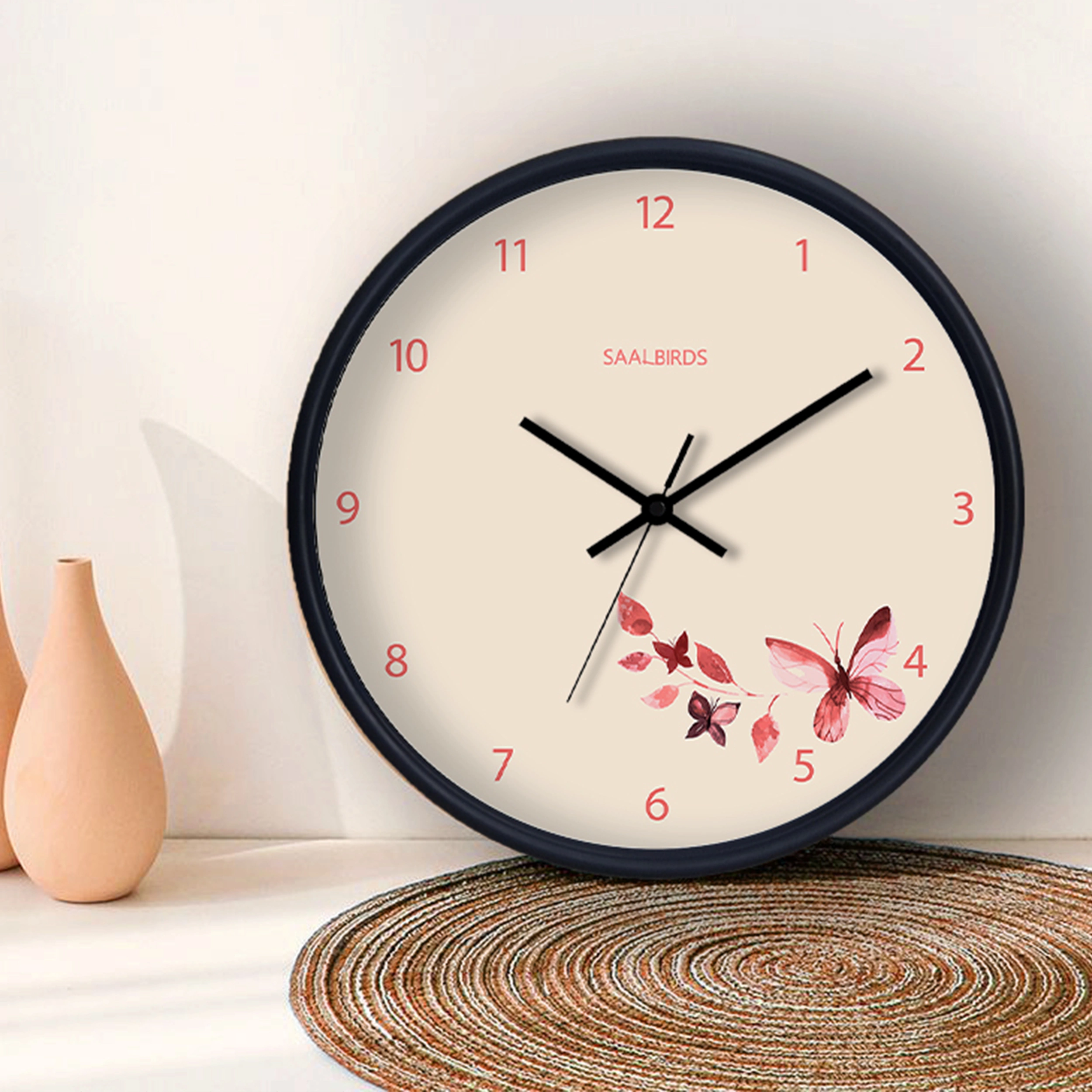 ساعت دیواری سال بردز طرح پروانه مدل CW-Butterfly