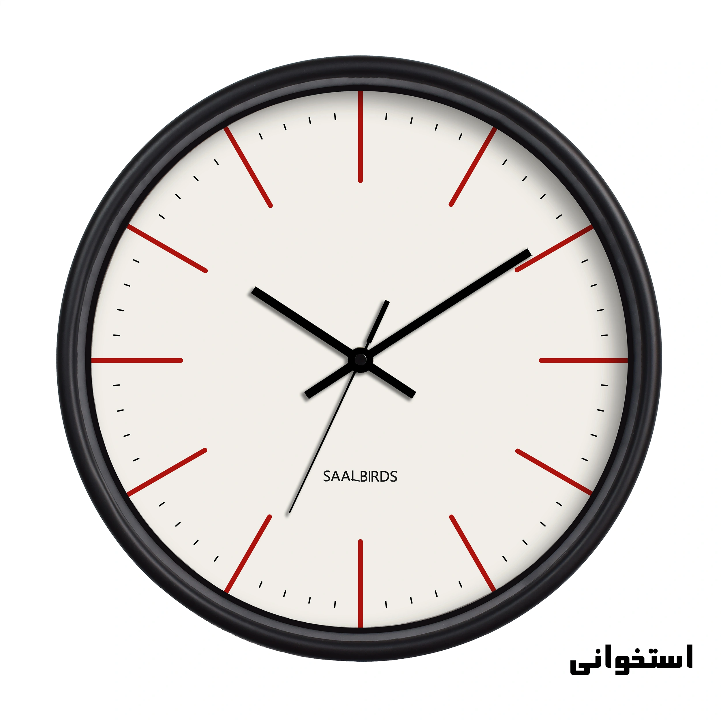 ساعت دیواری سال بردز طرح مدرن مدل CW-343