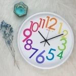 ساعت دیواری سال بردز طرح عدد رنگی