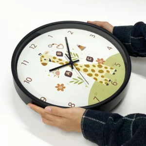 ساعت دیواری کودک سال بردز طرح زرافه مدل CW-Giraffe