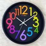 ساعت دیواری سال بردز طرح عدد رنگی