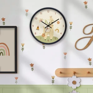 ساعت دیواری کودک سال بردز طرح لاما مدل CW-Lama