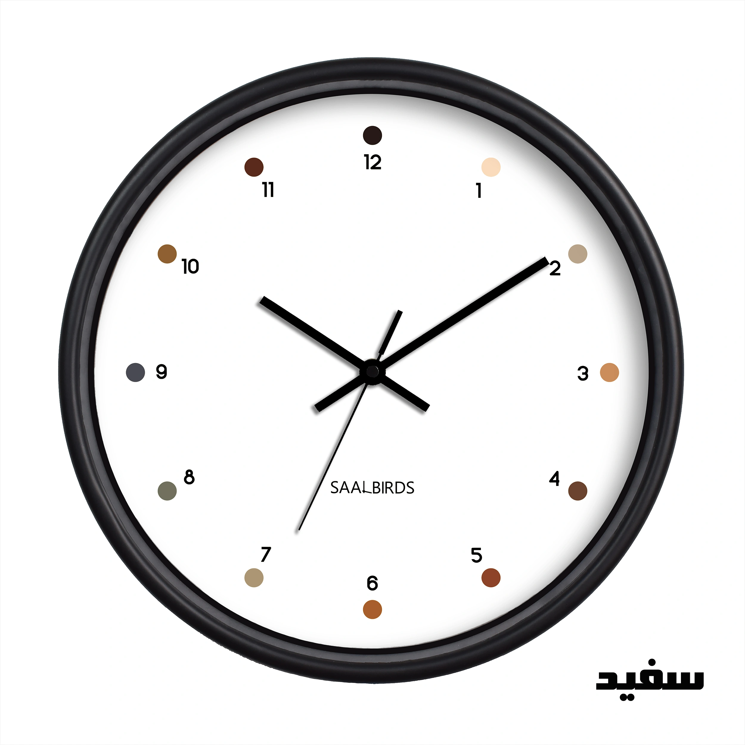 ساعت دیواری سال بردز طرح مینیمال مدل CW-469