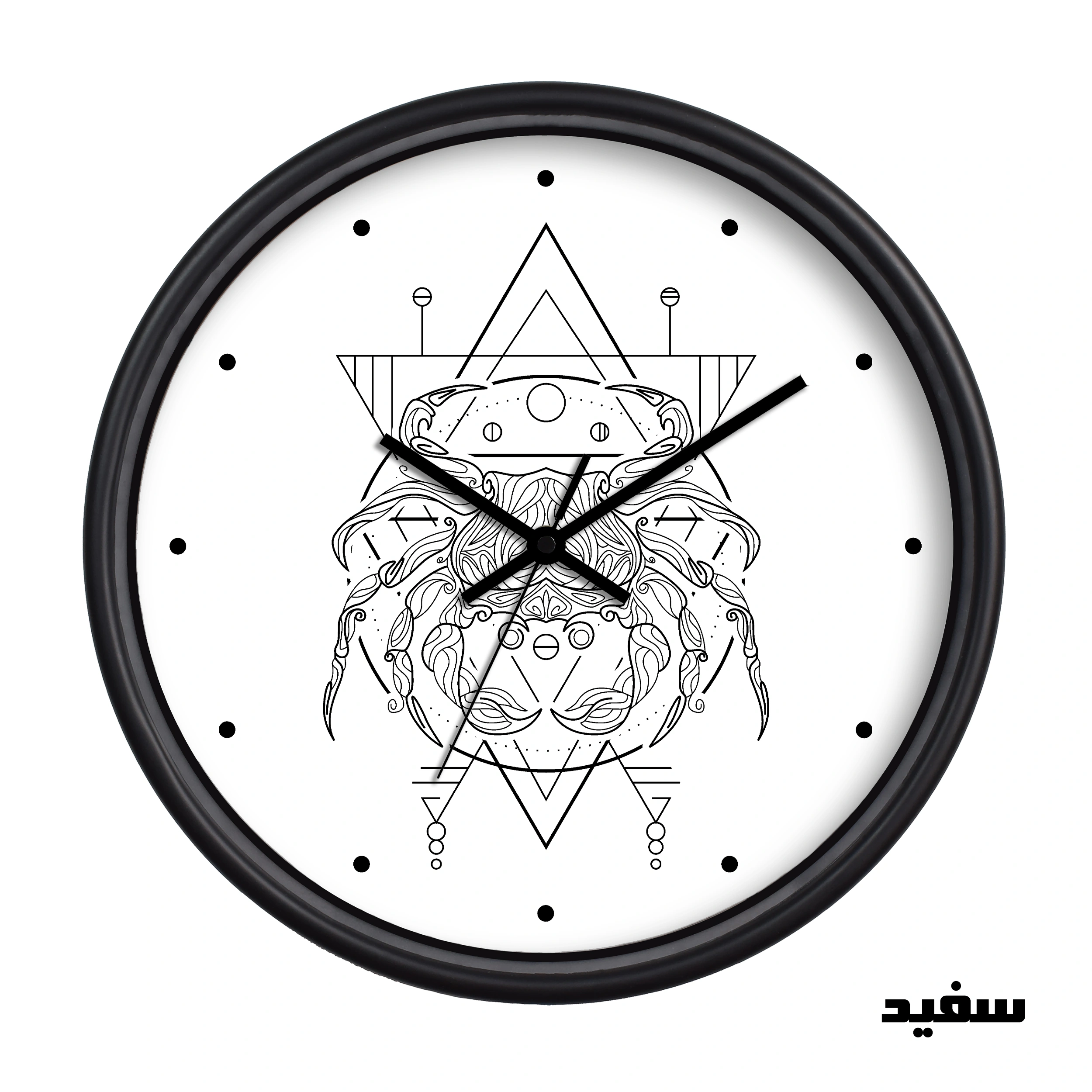 ساعت دیواری سال بردز طرح ماه تولد تیر