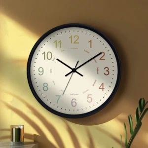 ساعت دیواری سال بردز طرح مینیمال رنگی رنگی مدل CW-colorful clock