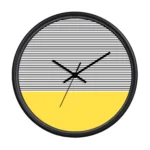 ساعت دیواری سال بردز طرح راه راه مدل CW-410