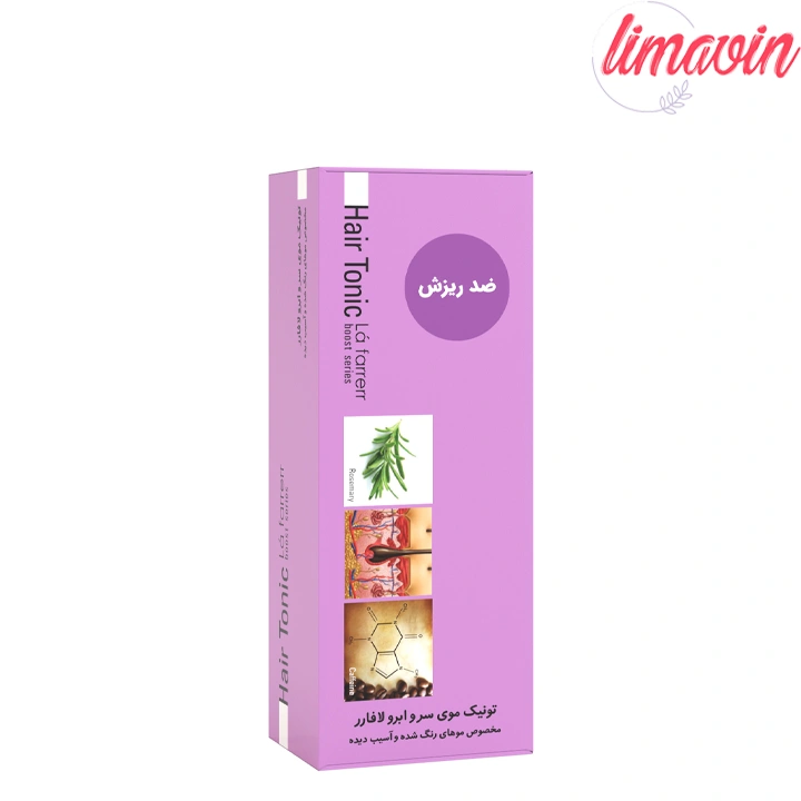 تونیک ضد ریزش مو و ابرو لافارر مدل Boost Therapy موهای رنگ شده