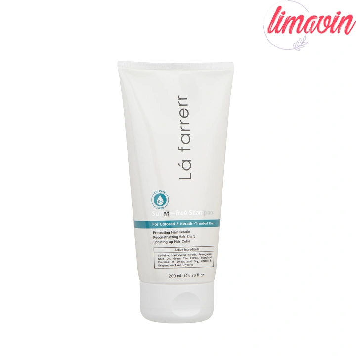 شامپو بدون سولفات لافارر کراتینه مو رنگ شده