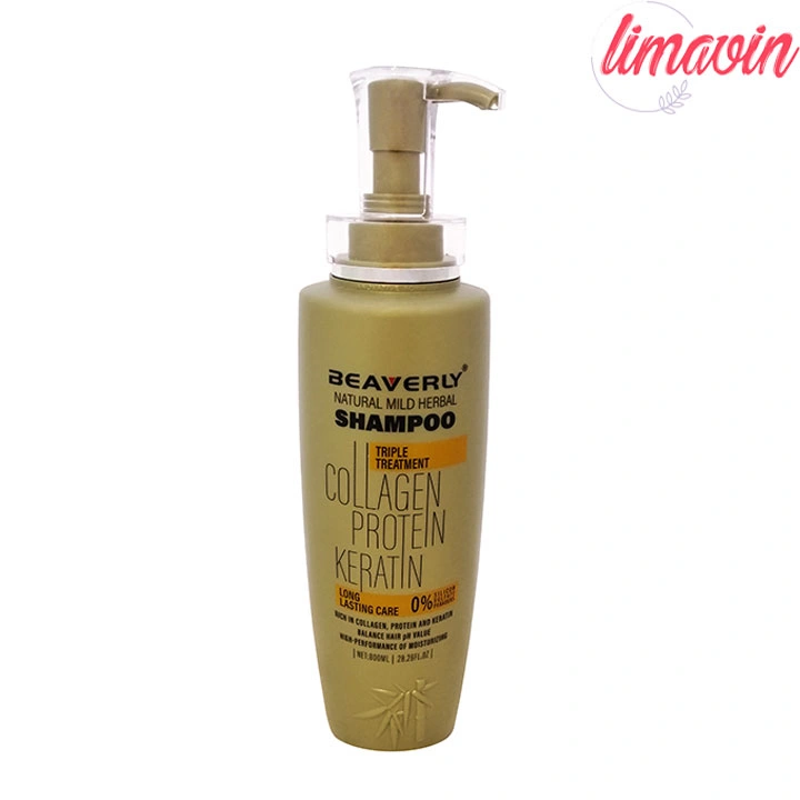 شامپو تقویت کننده مو بیورلی مدل Collagen حجم 800 میلی لیتر