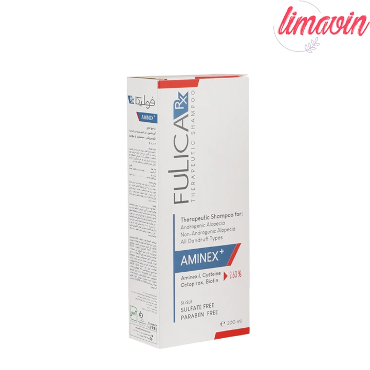 شامپو تقویت کننده و ضد ریزش مو فولیکا مدل AMINEX
