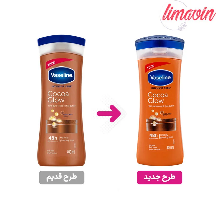 لوسیون بدن وازلین مدل کاکائو حجم 400 میلی لیتر - تصویر 2