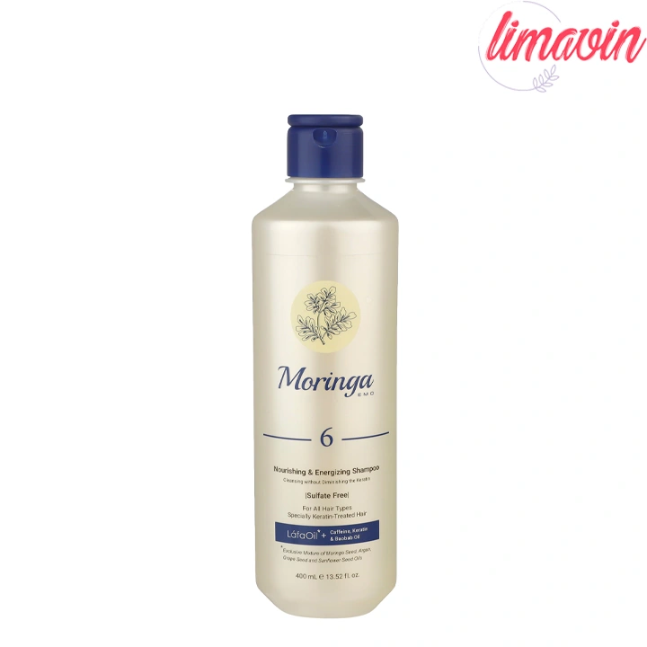شامپو بدون سولفات مورینگا اِمو انواع مو به ویژه کراتینه