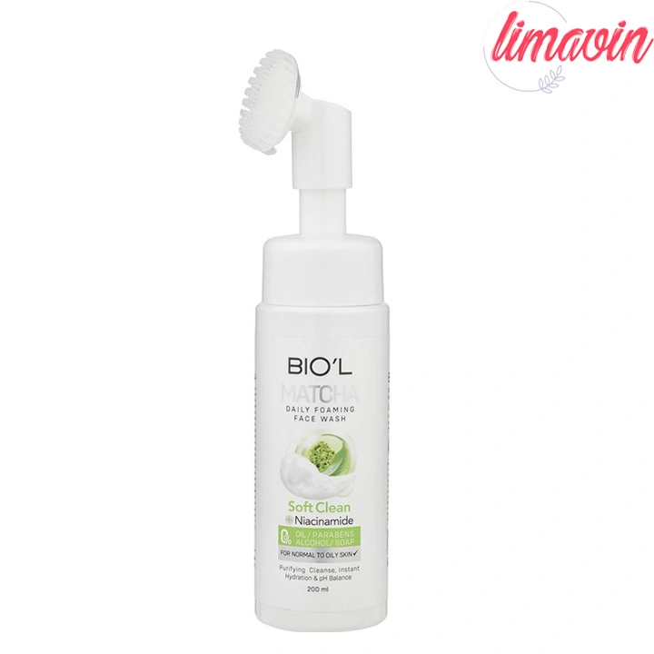 فوم شستوشوی صورت بیول مدل MATCHA مناسب برای پوستهای چرب و معمولی حجم 200 میلیلیتر