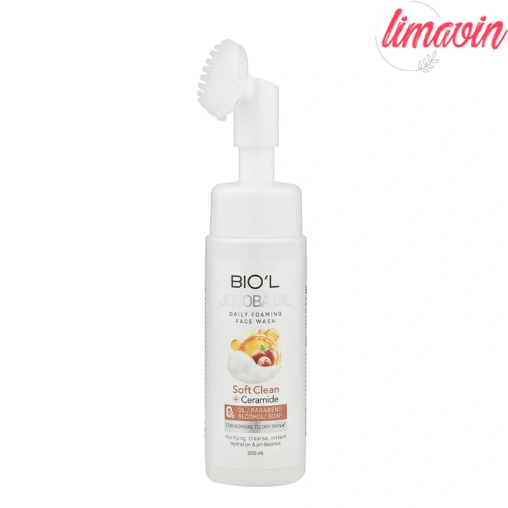 فوم شستوشوی صورت بیول مدل JOJOBA OIL مناسب برای پوستهای خشک و معمولی حجم 200 میلیلیتر