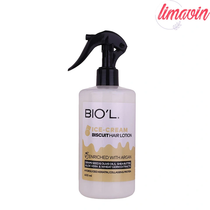 ماسک مو تقویتکننده و مرطوبکننده مو بیول مدل Ice Cream Biscuit مناسب موهای رنگ شده و آسیبدیده حجم 400 میلیلیتر