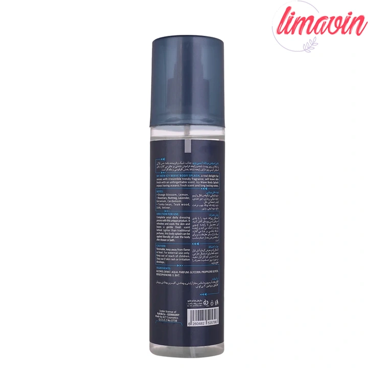 بادی اسپلش مردانه مای مدل ICY WAVE حجم 200 میلی لیتر