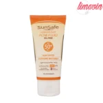 کرم ضدآفتاب بی‌رنگ سان‌سیف SPF50 مدل ACNE-FLUID مناسب پوست مختلط، حجم 50 میلی‌لیتر