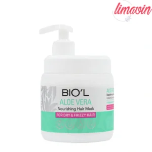 ماسک ترمیم کننده مو با آبکشی بیول مدل AloeVera مناسب برای موهای خشک و وزدار حجم 500 میلی لیتر