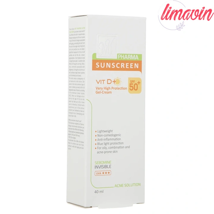 کرم ضدآفتاب بیرنگ مای سری فارما مدل SPF50، مناسب پوستهای چرب و مختلط، حجم 40 میلیلیتر