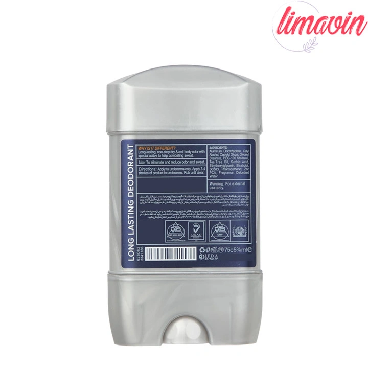 ژل شفاف ضد تعریق مردانه کامان مدل Long Lasting حجم 75 میلی لیتر