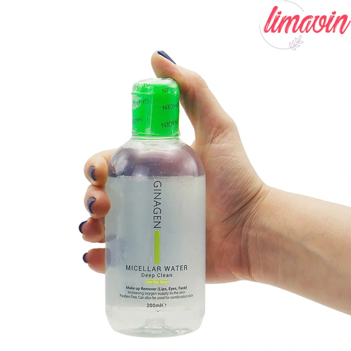 آب پاککننده آرایش صورت ژیناژن مدل میسلار حجم 200 میلیلیتر - Image 3