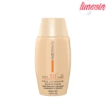 کرم ضد آفتاب رنگی ژیناژن مدل SPF50 محافظ UVA ،UVB، ضدآب، مناسب پوست‌های چرب و مختلط حجم 50 میلی‌لیتر