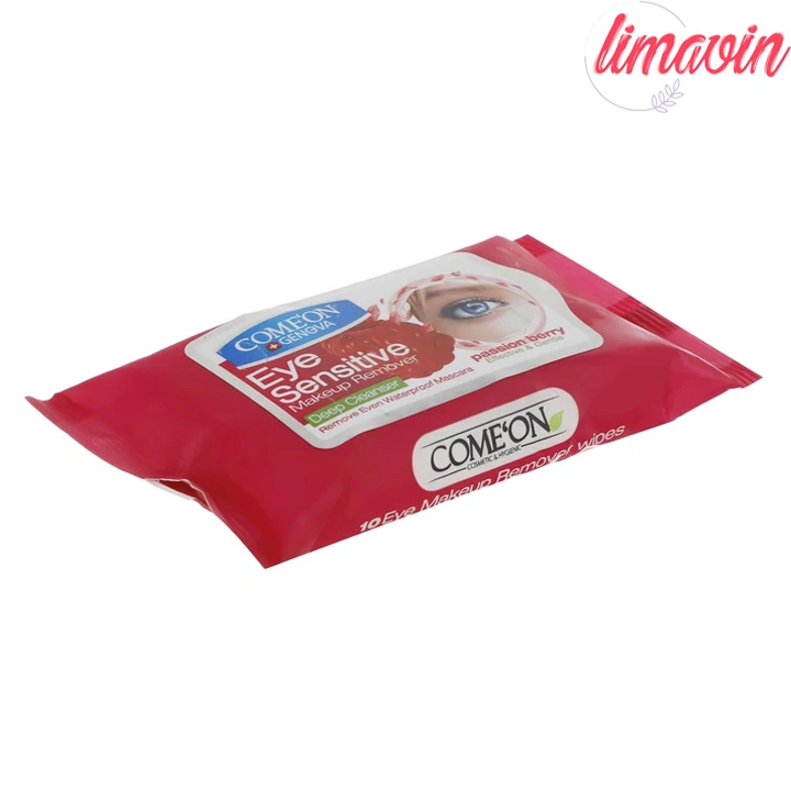 دستمال مرطوب پاک کننده آرایش چشم کامان مدل EYE SENSITIVE