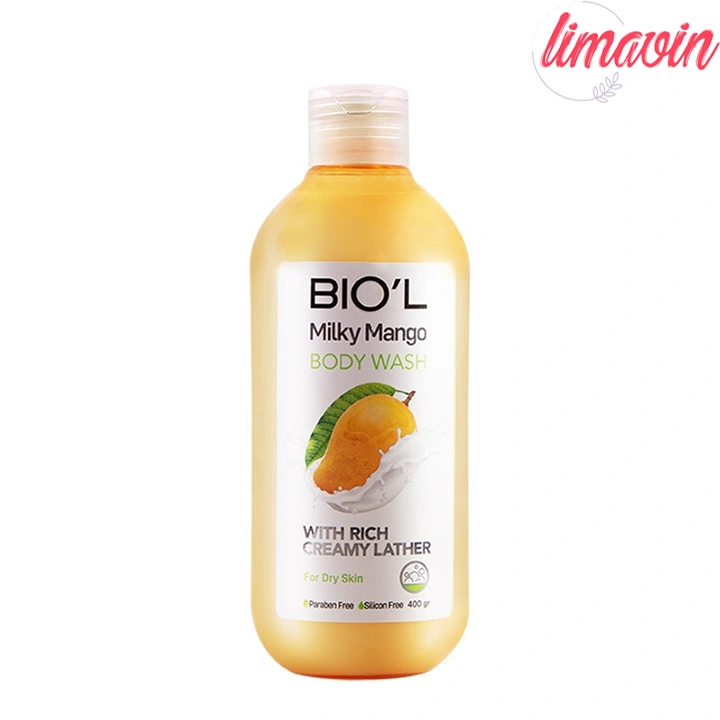 شامپو بدن بیول مدل شیر و انبه حجم 400 میلی لیتر