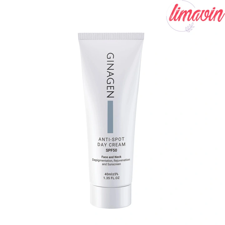 کرم ضد آفتاب بدون رنگ ژیناژن SPF 50 مدل Anti Spot مناسب انواع پوست حجم 40 میلیلیتر