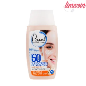کرم ضدآفتاب رنگی پیکسل +SPF50 مدل LIGHT BEIGE، مناسب پوستهای حساس و خشک، حجم 50 میلیلیتر