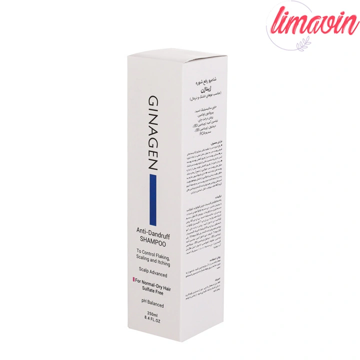 شامپو فری سولفات ضد شوره مو ژیناژن مدل Scalp Advanced مناسب موهای خشک حجم 250 میلی لیتر