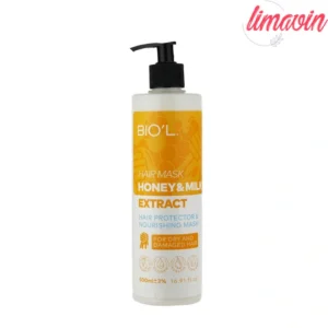 ماسک مو بیول مدل شیر و عسل حجم 500 میلی لیتر