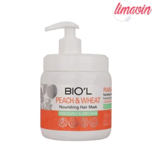 ماسک تقویت کننده مو بیول مدل Peach And Wheat مناسب برای موهای فر و خشک حجم 500 میلی لیتر