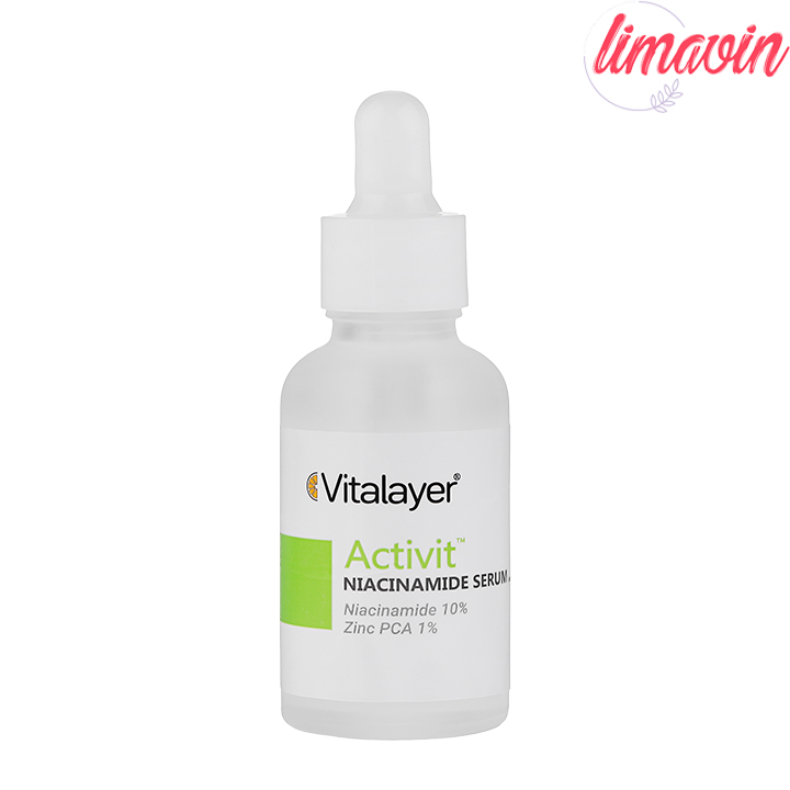 سرم آبرسان پوست ویتالیر مدل نیاسینامید مناسب برای پوست های دارای جوش