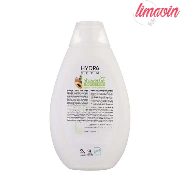 شامپو بدن کرمی هیدرودرم مدل Tropical Fruits مناسب انواع پوست-1