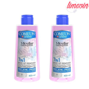 آب پاک کننده آرایش صورت کامان مدل COMBINATION حجم 400 میلی لیتر مجموعه 2 عددی