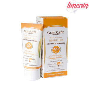 کرم ضدآفتاب سانسیف مدل سنسی فلوئید +SPF50، حجم 50 میلیلیتر