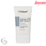 فلوئید ضدآفتاب بی‌رنگ ویتالیر SPF50 مدل Whitevit مناسب انواع پوست