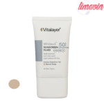فلوئید ضدآفتاب رنگی ویتالیر SPF 50 مدل Whitevit مناسب انواع پوست-2