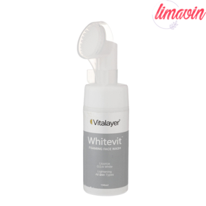 فوم شست‌وشوی صورت ویتالیر مدل وایت ویت مناسب انواع پوست