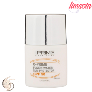 لوسیون ضدآفتاب بی‌رنگ پرایم SPF50 مدل Fusion Water، مناسب پوست‌های چرب