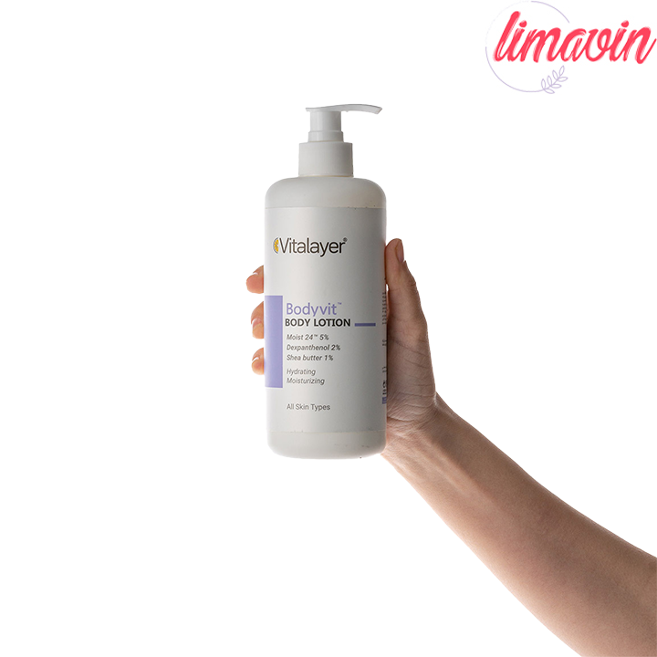 لوسیون مرطوب کننده بدن ویتالیر مدل بادی ویت مناسب پوست خشک-2
